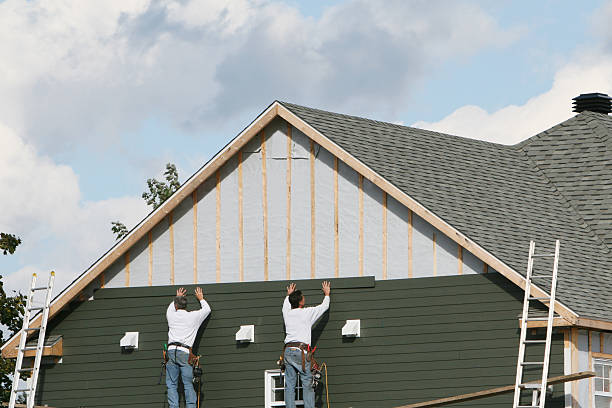 Professional Emergency Siding Repair technician working in Manchester, GA